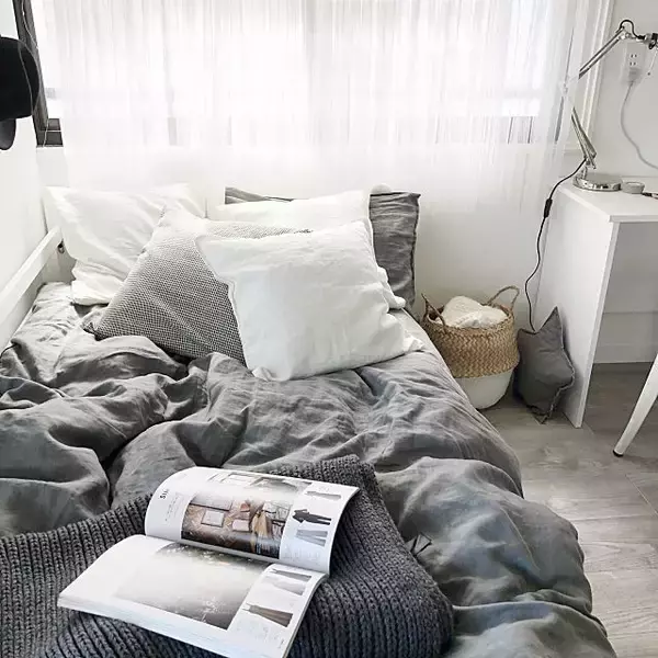 「憧れの海外風インテリアに☆ベッドリネンのコーディネート」の画像