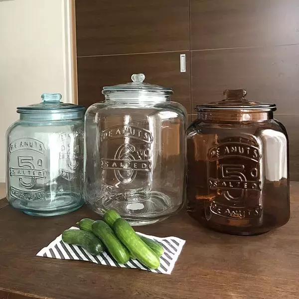 「ビジュアル最高♡ニトリのガラスキャニスター＆ジャー」の画像