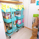 「工夫プラスでこんなに使いやすい！ストック収納のアイデア」の画像4