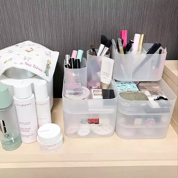 「コスメをすっきりと収納！無印良品の使える収納ボックス」の画像