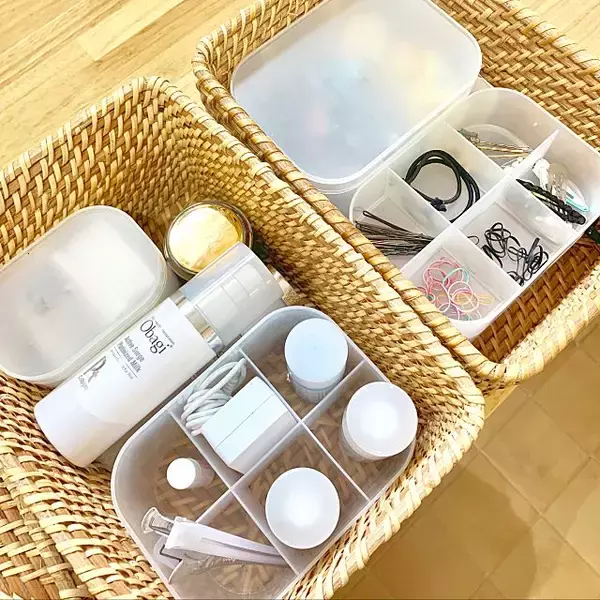 「コスメをすっきりと収納！無印良品の使える収納ボックス」の画像