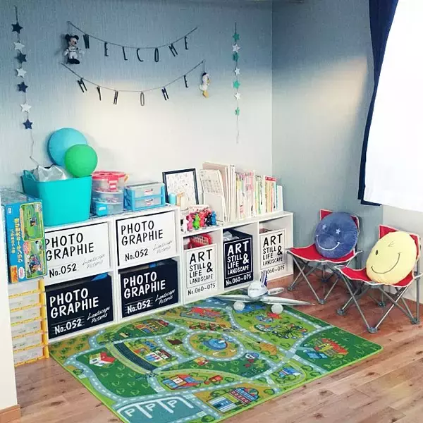 「ニトリ家具でコーディネート！毎日がうきうきの子ども部屋」の画像