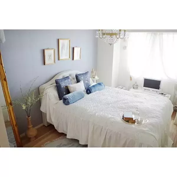 「ラグジュアリーな気分を満喫♪ホテルライクなベッドルーム」の画像