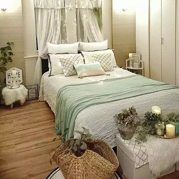 「ラグジュアリーな気分を満喫♪ホテルライクなベッドルーム」の画像