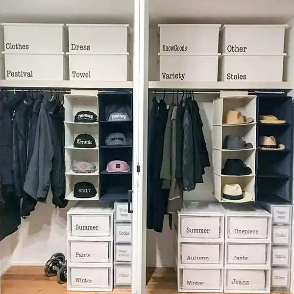 「ハットやキャップを上手に収納！センスのいい帽子の収納法」の画像