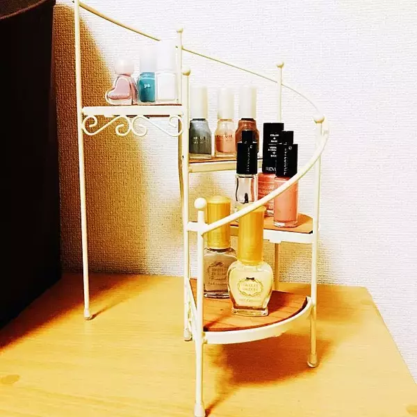 「見るたびときめきをもらえる♡ネイル用品の収納アイディア」の画像