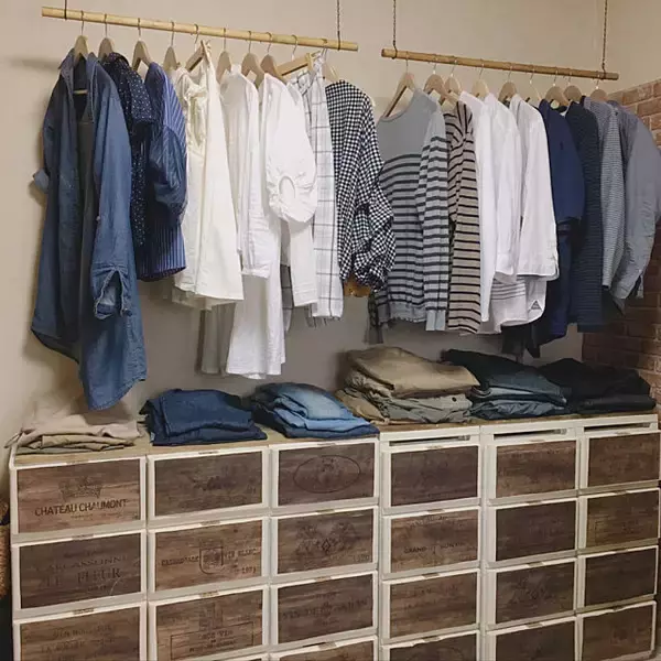「こうすればよかった！使いやすいをキープ、洋服の賢い収納」の画像