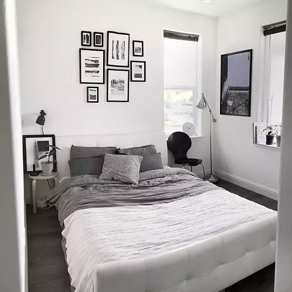 「シンプルさが心地よい。ミニマルな寝室をコーディネート」の画像