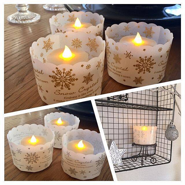 やわらかな和みの灯り☆ニトリのLEDキャンドル活用法