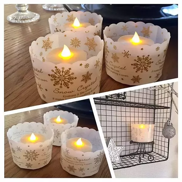 「やわらかな和みの灯り☆ニトリのLEDキャンドル活用法」の画像