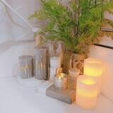 「やわらかな和みの灯り☆ニトリのLEDキャンドル活用法」の画像2