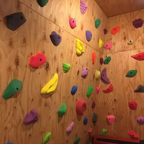 「楽しい遊び心いっぱい☆ボルダリングウォールのあるお部屋」の画像