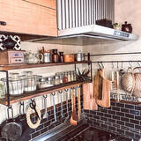 「きりっとかっこよく！男前インテリアでカフェ風キッチン」の画像4