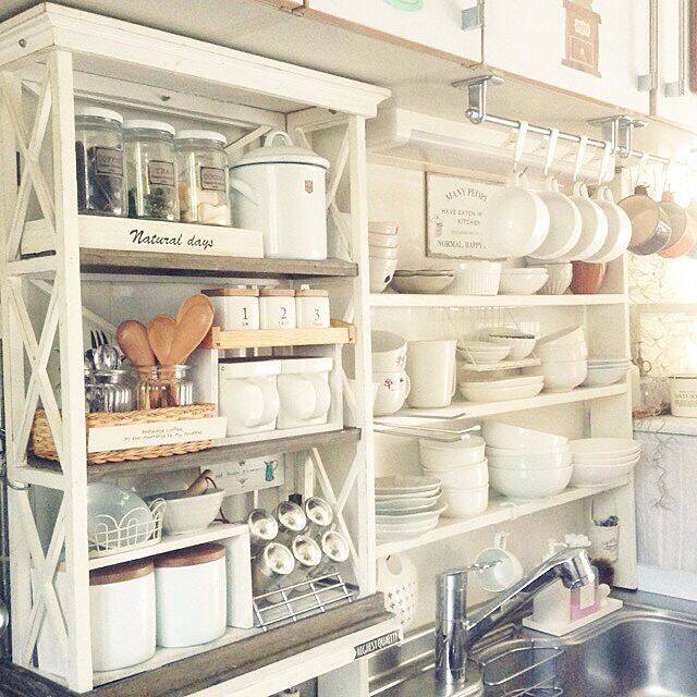 お気に入り食器は見せる収納が吉♡うっとりしちゃう実例