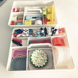 「バラつく小物の収納に♡便利に整理できる100均アイテム」の画像5