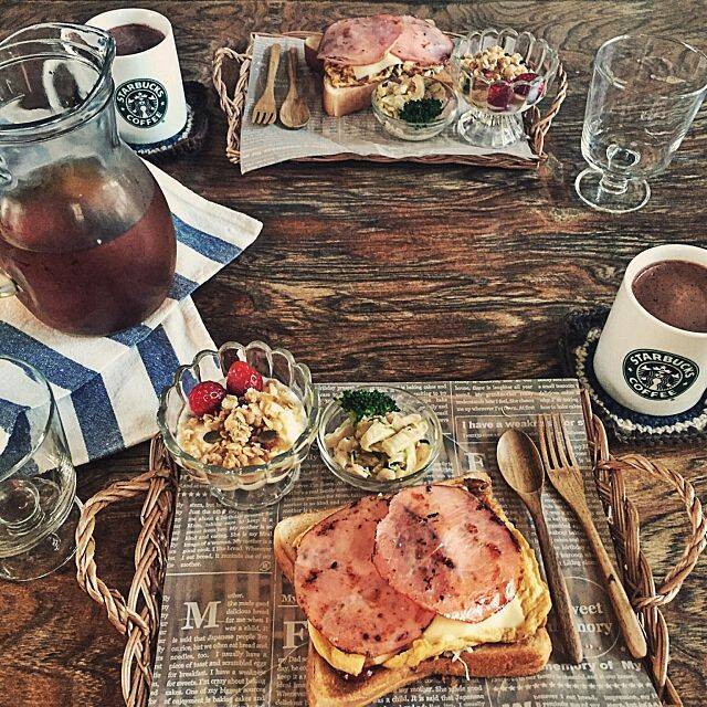 ランチョンマットの代わりにいかが？カフェ風トレイ活用法