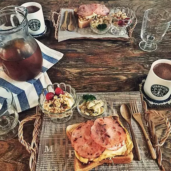 「ランチョンマットの代わりにいかが？カフェ風トレイ活用法」の画像