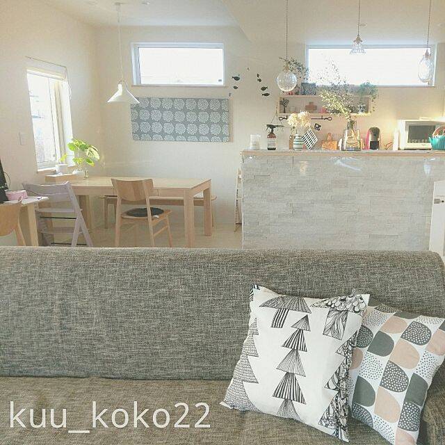 DIYでお部屋にインパクトを☆マリメッコで作るインテリア