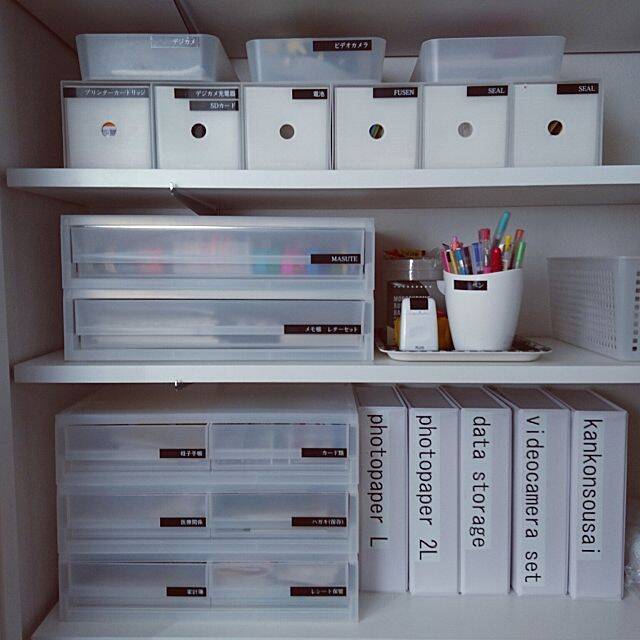 リビングで使える☆見栄えも作業効率も良い収納アイデア