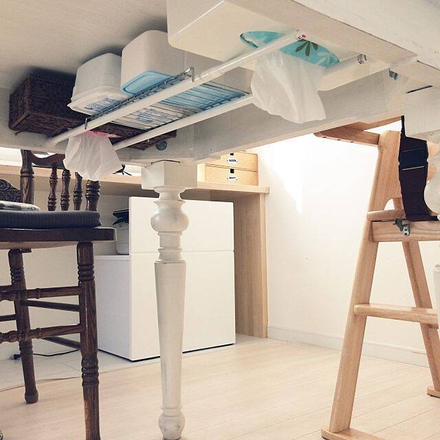 リビングで使える☆見栄えも作業効率も良い収納アイデア