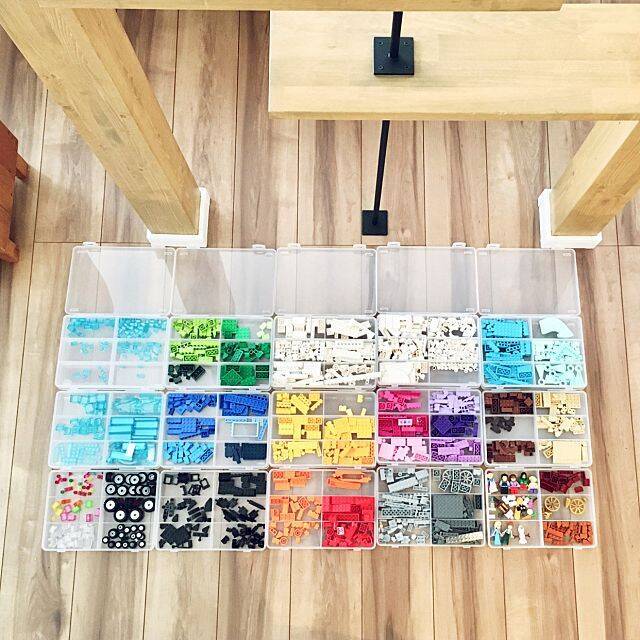 親子でお片付け上手になれちゃう♡LEGOの収納アイディア