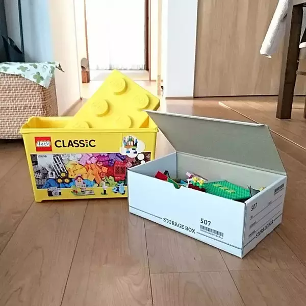 「親子でお片付け上手になれちゃう♡LEGOの収納アイディア」の画像
