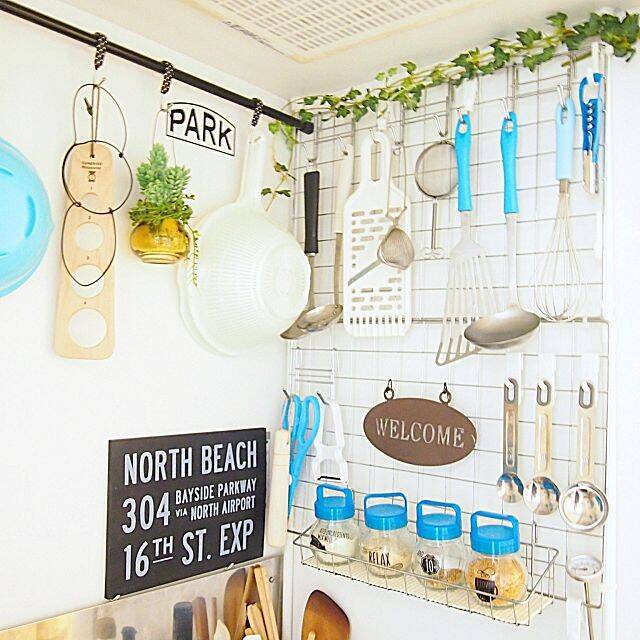 出しっぱなしが美しい♡キッチンツールはこう魅せる