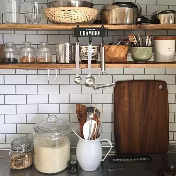 「出しっぱなしが美しい♡キッチンツールはこう魅せる」の画像