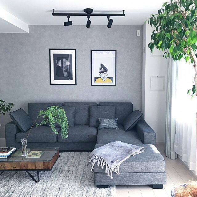 生活感がない憧れスタイル☆シンプルモダンのリビング