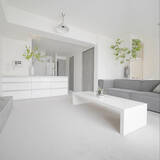 「生活感がない憧れスタイル☆シンプルモダンのリビング」の画像1