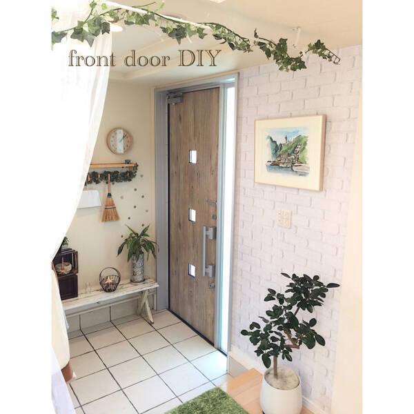 Diyで気軽にチャレンジ 玄関をお気に入りの空間に大変身 19年6月1日 エキサイトニュース