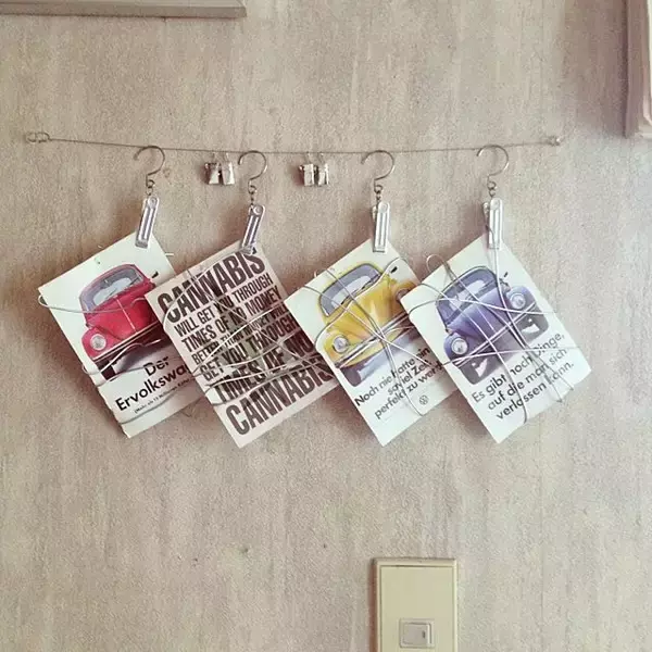 「小さなアートを楽しんで♪ポストカードのディスプレイ集」の画像