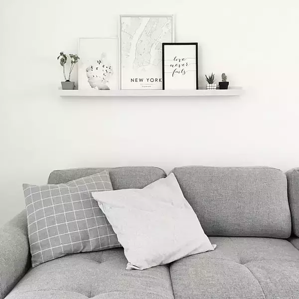 「ダイソーのグラフチェック☆クールでモダンなインテリアに」の画像