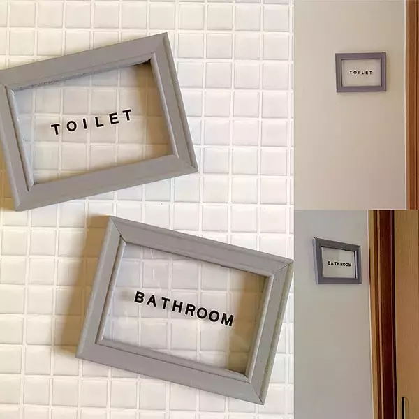 「飾り方に驚き！100均フォトフレームディスプレイ10選」の画像