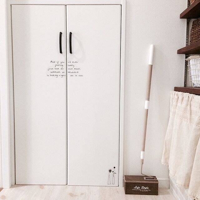 簡単に、かわいく♡セリアのステッカーでお部屋アレンジ