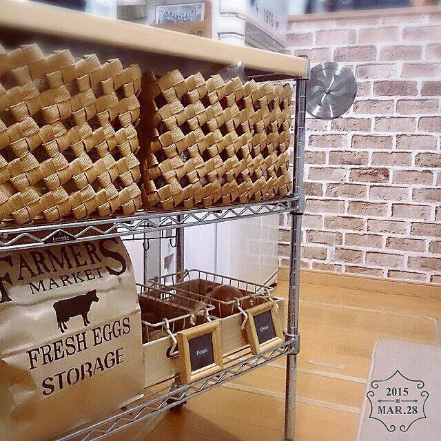 サイズも雰囲気も自由自在！エリア別エコクラフト収納