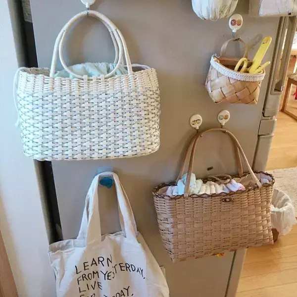 「サイズも雰囲気も自由自在！エリア別エコクラフト収納」の画像