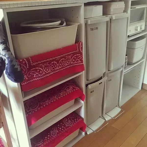 「デザインも機能性もバッチリ☆ニトリのゴミ箱使用実例集」の画像