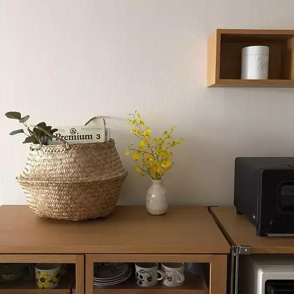 「色んなシーンに使えて便利☆イケアのシーグラスバスケット」の画像