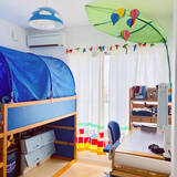 「色彩豊かでHAPPY♡IKEAアイテムのあるカラフルなお部屋」の画像1
