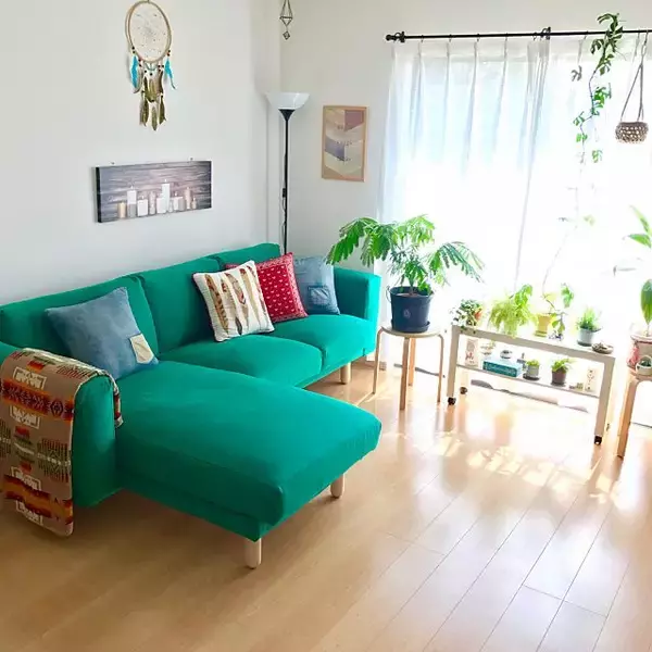 「色彩豊かでHAPPY♡IKEAアイテムのあるカラフルなお部屋」の画像
