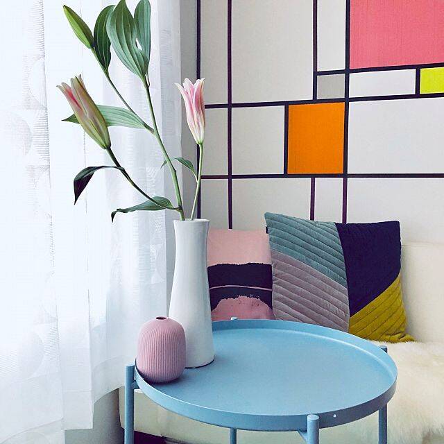 色彩豊かでHAPPY♡IKEAアイテムのあるカラフルなお部屋