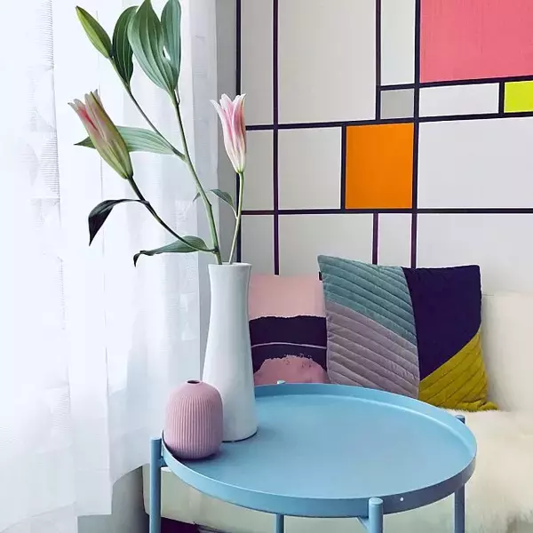 「色彩豊かでHAPPY♡IKEAアイテムのあるカラフルなお部屋」の画像