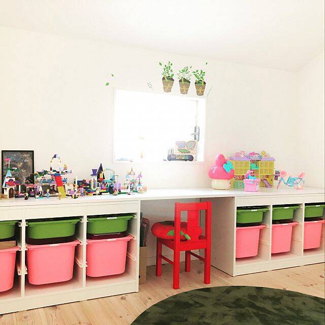 色彩豊かでHAPPY♡IKEAアイテムのあるカラフルなお部屋