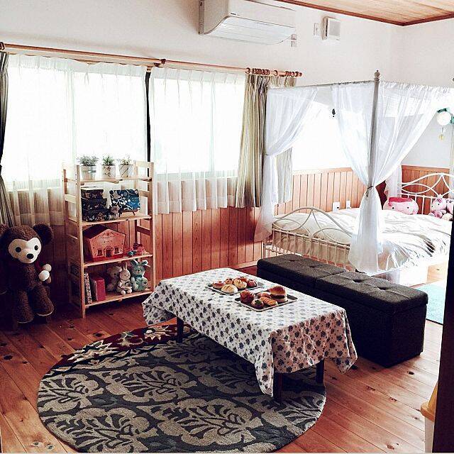 女の子のあこがれ♡姫系の子ども部屋コーディネート