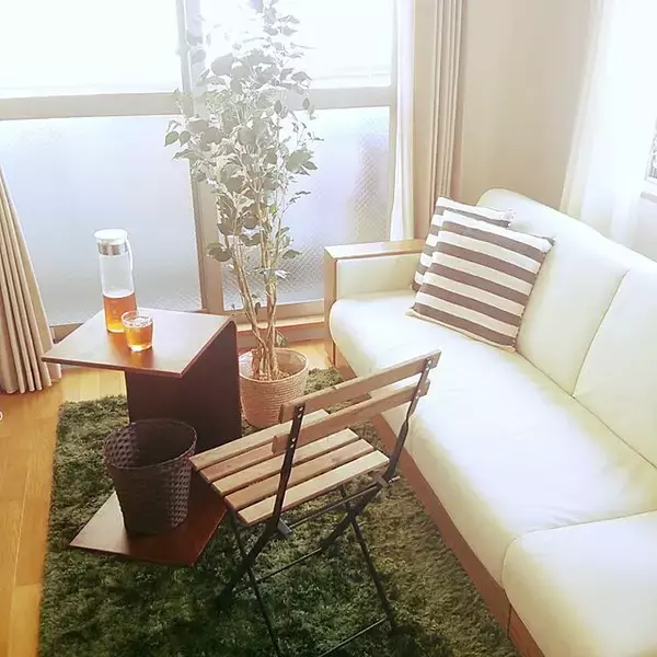 「一人暮らしの部屋に最適♡IKEAのソファ＆チェア＆スツール」の画像