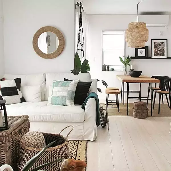 「一人暮らしの部屋に最適♡IKEAのソファ＆チェア＆スツール」の画像