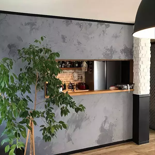 「スペースを思い切りつかってインテリアを楽しむ♪壁のDIY」の画像