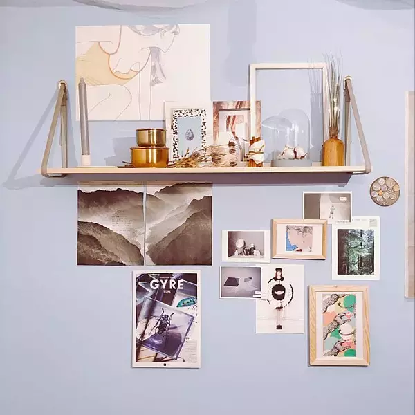 「スペースを思い切りつかってインテリアを楽しむ♪壁のDIY」の画像