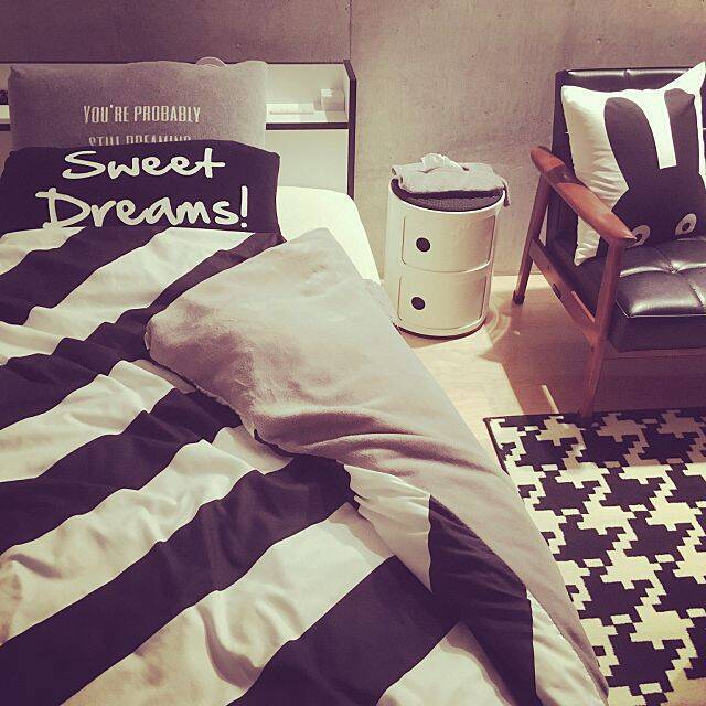 「34.85m2。男前なモノトーンモダン～DJブースのある1K～」 by Koshianさん